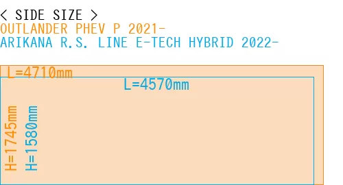 #OUTLANDER PHEV P 2021- + ARIKANA R.S. LINE E-TECH HYBRID 2022-
